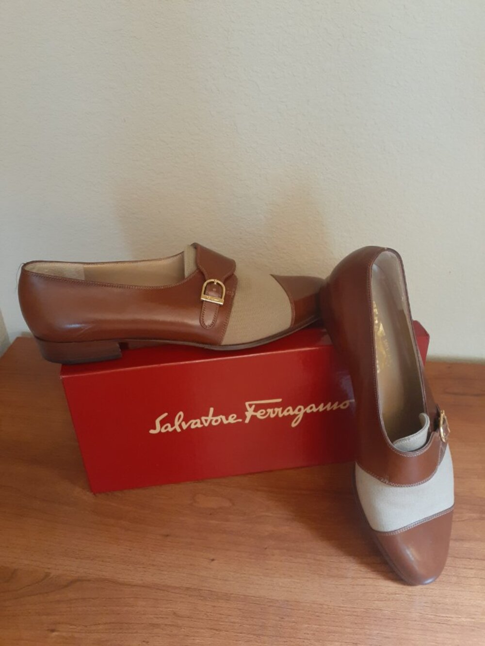 Salvatore Ferragamo Two Tone Loafer